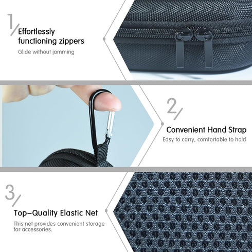 Case for JBL Clip 5 Portable Bluetooth Speaker, Cover for JBL Clip 5 Speaker, Waterproof and Dustproof Feature, for home, outdoor and travel(Black...