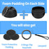 Jewelry Ring Holder Keychain,Portable Travel Sports Ring Keeper Case,Mini Small Versatile Carrying Display Storage Organizer Box With Key Chain...