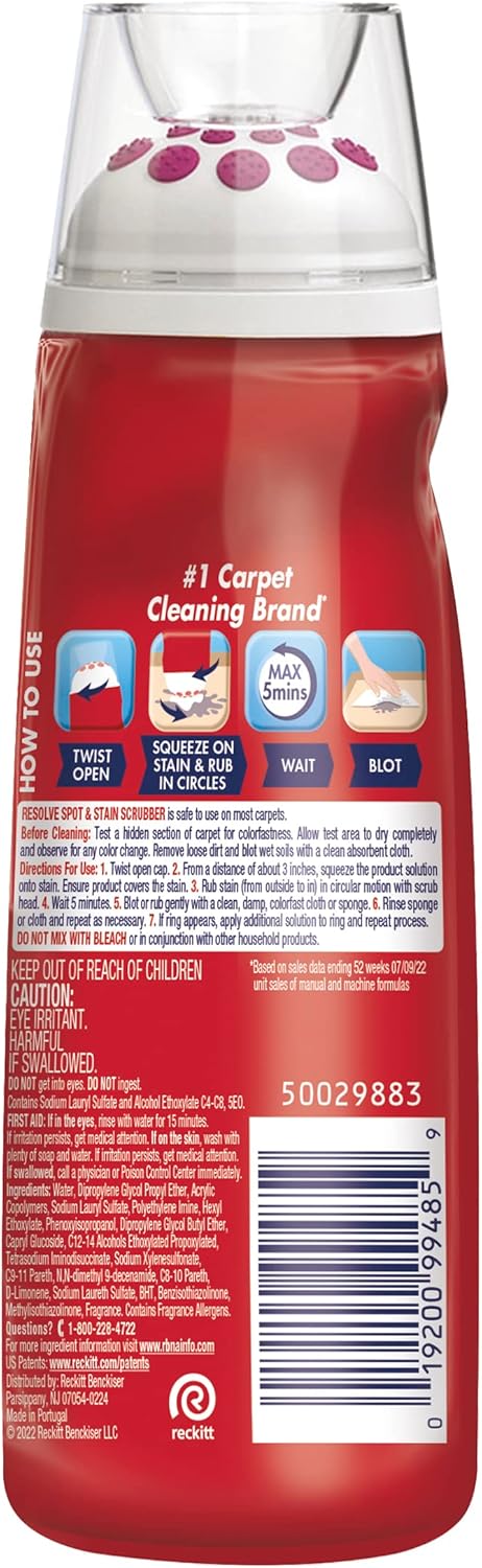 Resolve® Carpet Spot & Stain Scrubber 6.7 oz....