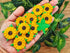 Handmade Mulberry Paper Flowers for Scrapbooking Embellishment Wedding Supply Accessory DIY Crafts Project, Artificial Mini Paper Flower (Yellow S...