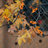 Fall Halloween Decorations Indoor Outdoor - Flickering Flame String Lights Orange Halloween Lights, 12.8Ft C7 Retro Twinkle Flame String Lights wi...