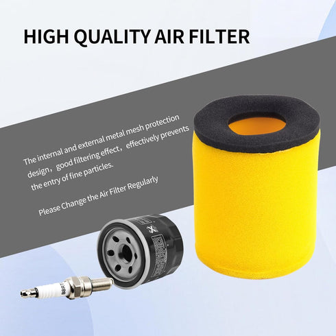 13780-03G00 Air Filter Oil Filter 1651003G00 Spark Plug for Suzuki Eiger 400 LTA400 LTA400F LTA400FC LTA400FH 2x2 4x4 Manual 2002-2007 King Quad 4...