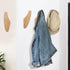 4 Pack Decorative Hooks Coat Rack with Shelf for Hanging Things Minimalist Design, Wood Wall Hooks Modern Simple Rustic Home Foyer Entryway Decor ...