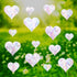 24 Pieces Heart Window Clings - Anti-Collision Decals to Save Birds from Glass Collisions,Non Adhesive Prismatic Vinyl Clings, Reusable Rainbow St...