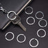 KINGFOREST 100-Pack 1 Inch Metal Key Rings (25mm) - Silver Split Keychain Rings for Keys, DIY Crafts, Home, Car & Office Accessories - Durable Nic...