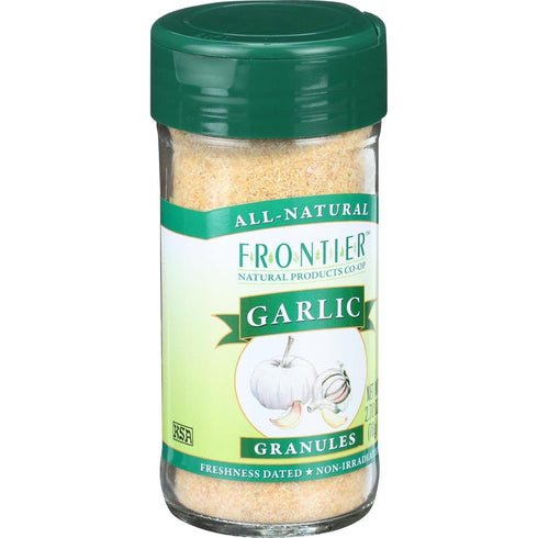 Frontier Co-op Garlic Granules, 2.7 Ounce Bottle, Aromatic and Flavorful Kosher Garlic, Great For Savory Dishes...