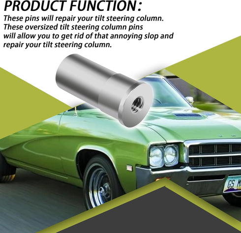 Oversized Steering Pins,Tilt Steering Column Compatible with 1969-1996 Cor-vettes 1967-2002 C-amaros and Others(Two are Used in Each Steering Colu...