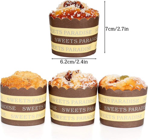 Firlar 6 Pcs Fake Cupcake Faux Cakes Simulation Realistic Food Cupcake Bread Dessert for Decoration Display Props Real Model Kitchen Decoration...