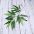 50pcs Artificial Green Bamboo Leaves Fake Green Plants Greenery Leaves for Home Hotel Office Decoration...