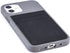 Dockem BIO Wallet Case for iPhone 12 and iPhone 12 Pro: Sensible Materials, Magnetic Mounting & 2 Credit Card Holder Slots (6.1" M2B, Grey and Bla...