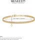 MEVECCO Gold Venice Chain Bracelets,14K Gold Plated Handmade Cute Emboss Spiral Figaro Link Chain Diamond Cut Dainty Bracelet for Women...