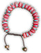 Tibetan Mala Embedded Medicine Wrist Mala for Meditation Handmade Draw String Silk Pouch...