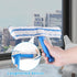 Window Cleaning Combo(12IN), Silicon Window Squeegee + Microfiber Glass Wiper, Professional Window Cleaner for Bathroom, Shower, Car, Glass...
