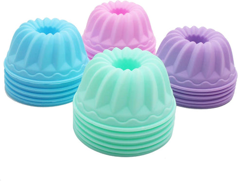 To encounter 24Pack Silicone Baking Cups, Pumpkin Silicone Baking Cake Molds, Nonstick Cupcake Liners, Fancy Dessert Tray - Jelly and Muffin Cups...