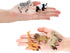 12Pcs Mini Safari Animals Figures Toys, Plastic Forest Jungle Zoo Animals Figurines, Realistic Wild Rainforest Animals Playset for Kids Toddlers, ...