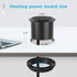 Recessed Power Grommet with AC Outlets, 20W Fast Charging USB-C Port - Flush-Mount for Desktop,Workspace Essential Desk Outlet...