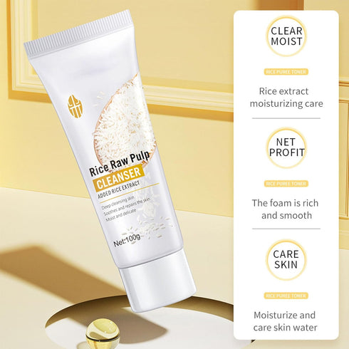 Rice Skin Care Sets, 5Pcs Face Care Set for Women, Moisturize Skin, Smooth Wrinkles & Fine Lines, Improve Skin, Hydrating Skin Care Routine Set wi...