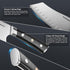 Meat Cleaver Chef Knife,7-in Ultra Sharp Kitchen Knife,Slicer Knife Cooking Knife Vegetable Knife,German HC Stainless Steel,Full Tang Wood Handle,...