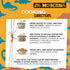 LA MODERNA, Kids Dinosaurios, Pasta, Hecha con Sémola de Trigo Durum, Enriquecida con Vitaminas y Hierro, 7 oz...
