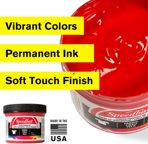 Speedball, 4567, Fabric Screen Printing Ink, 8 Fl oz., Brown...