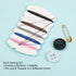 Tatuo Travel Sewing Kits Thread Repair Kit with Needles, Threads, Button, Pin for Hotel Amenities Necessities, 6 Colors (300 Sets)...