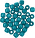 Mandala Crafts 200 Teal Beads Wooden Beads for Crafts, Large Hole Wood Beads for Macrame Beads Jewelry, Barrel Wood Beads for Hair Beads Braid Dre...