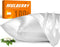 100% Mulberry Silk Pillowcase for Hair and Skin, 22 Momme Pure Natural Silk Pillow Case Both Sided with Zipper, Pillow Cover for Women Mom Men (Wh...
