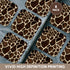 3dRose cst_34786_2 Giraffe Coat Soft Coasters, Set of 8...