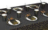Gexolenu 4 Pack Black and Gold Plastic Tablecloth for Rectangle Tables(54" x 108"), Party Table Cover for Birthday, Table Cloths for Graduation, R...