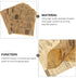 DOITOOL Parchment Paper Sheets 50 Sheets Wax Paper Sheets for Food, Greaseproof Newsprint Vintage Craft Paper Beautiful Baking Paper Grease BBQs f...