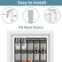 Fixwal Over The Door Shoe Organizers 40 Mesh Pockets Hanging Shoe Organizer Shoe Rack For Closet Entryway Bedroom Bathroom Pantry Shoe Holder, Men...