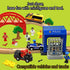 Toy People Figures with Tool for Kids Action Figures Playsets for Trains Cars Various Professions for Play House Wooden Train Track...
