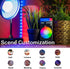 DOGAIN A15 Small Smart Light Bulbs, RGB Color Changing Light Bulb Compatible with Alexa Google Home, E12 Base Led Bulb WiFi Dimmable 500LM Christm...