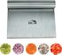 HUJI Stainless Steel Multi-Purpose Scrapper/Chopper With Ergonomic Handle (1 Pack, 5.75" X 4.75")...