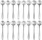 16 Pieces Tea Spoon Coffee Teaspoon Set, PBIEHSR Stainless Steel Flower Spoons for Stirring Drink Mixing Milkshake Jam...