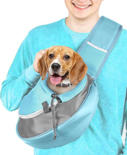 Pet Sling Carrier - Small Dog Puppy Cat Carrying Bag Purse Pouch -For Pooch Doggy Doggie Yorkie Chihuahua Baby Papoose Bjorn -Travel Front Backpac...