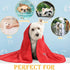 Dog Towels for Drying Dogs Two Pack Dog Bath Towel pet Towel Absorbent Microfiber Durable Prevent mud Dirty for Dogs Cats Small Animal Bathing Gro...