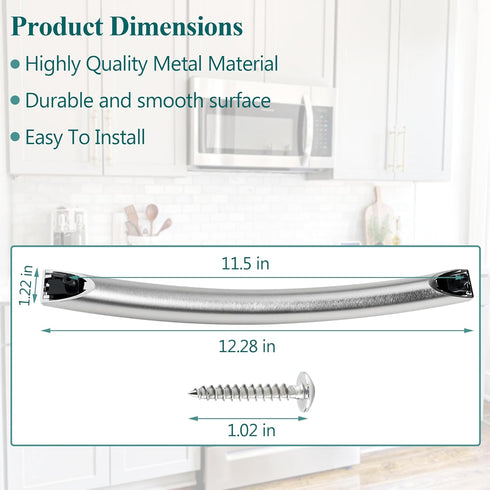 ?Upgrade?DE94-02933A Microwave Door Handle - Compatible with Samsung Microwave me19r7041fs me18h704sfs - Replaces DE94-04309A DE64-02522A AP562296...