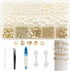 750Pcs Beads for Bracelets Making Kit DIY Pearl Jewelry Adults Charms String Crystal Girls Supplies...