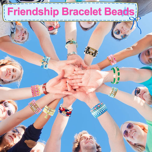 28 Strands Purple Clay Beads Bracelet Making Kit, Friendship Preppy Flat Polymer Clay Heishi Beads for Bracelets Jewelry Making Kit, DIY Arts and ...