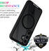 wahhle Samsung Galaxy S24 Case, Magnetic Wireless Charging Built in Screen Protector Full Body Shockproof Slim Fit Bumper Protective Phone Cover f...