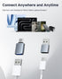 USB to USB C Adapter 4 Pack,?2*Type C Female to A Male Charger Converter?&?2*USB C Male to USB Female?OTG Adapter for iPhone 15 Pro Max 14 13 12,A...