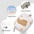 Earbud Case, AIRSPO Airpods Pro 2nd Generation Earphone Organizer Carrying Case Small Storage Bag Hard EVA Shockproof Cover with Carabiner Clip(Wh...