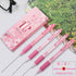 Retractable Ballpoint pens, Fine Point(0.5mm), Black Ink, 4-Count Pack, Cute Sekura pens for School Office Supplies (Pink(4-count))...
