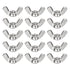 uxcell 1/2"-13 Wing Nut 15 Pcs, 304 Stainless Steel Butterfly Wing Nuts Fasteners Parts Hand Twist Tighten Wing Nuts for Machinery Electronic Equi...