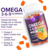 Omega 3 6 9 Vegan Gummies - Triple Strength Omega 3 Supplement Essential Oil Gummy - Omega 369 Heart Support and Brain Support for Women, Men & Pr...