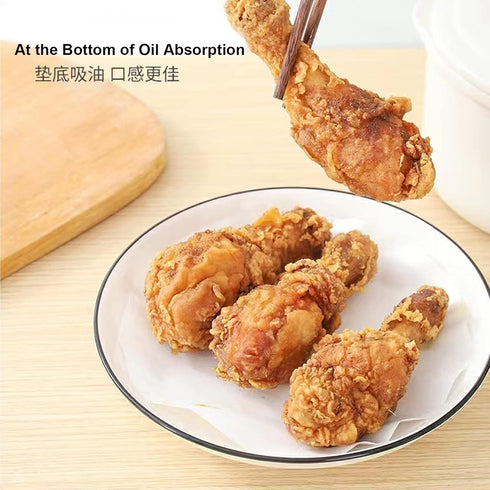 48 Sheets Oil Absorbing Paper for Food Oil Blotting Sheets for Cooking Fried food Oil Absorbing Paper for Soup to Remove Oil Scum Kitchen Oil Abso...