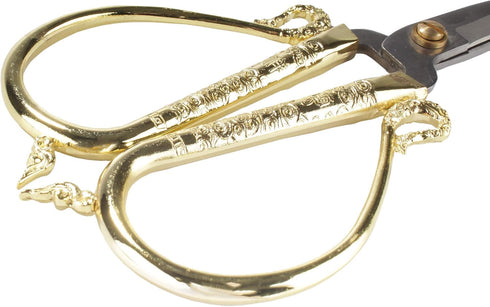 JubileeYarn Classic Chinese Large Embroidery Craft Scissors - Gold - 1 Pair...