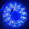 33ft LED Rope Lights, 110V 2 Wire Connectable Blue Rope Lights Outdoor, 240 LED Waterproof Blue Rope Christmas Lights for Deck, Patio, Pool, Campi...