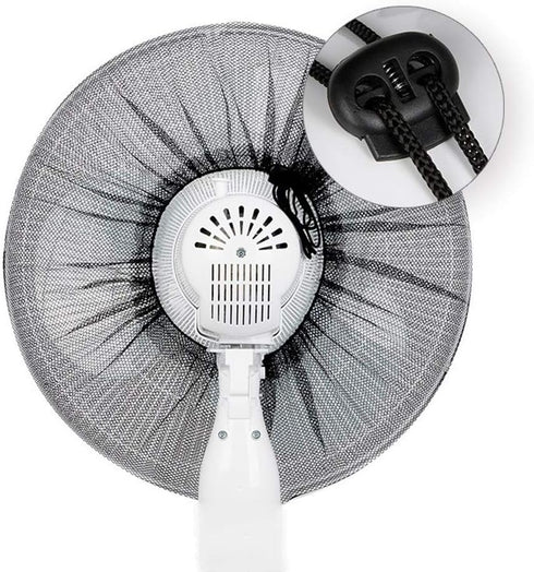 2 Pack - 16" Fan Cover,Washable Pedestal Fan Dustproof Cover,Protect Kid Children Baby Finger Net Mesh Fan Guard,Summer Home Fan Safety Dust Cover...